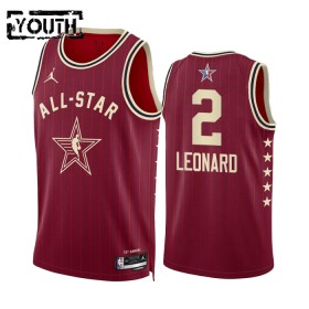 Dres All-Star 2024 Western Conference Kawhi Leonard Crvena Swingman - Dječji
